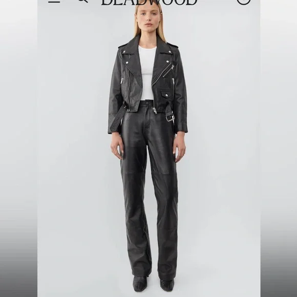 Deadwood Joan short biker jacket - Picture 1 of 15